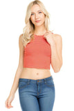 Summer Baked Stripe Crop Tank